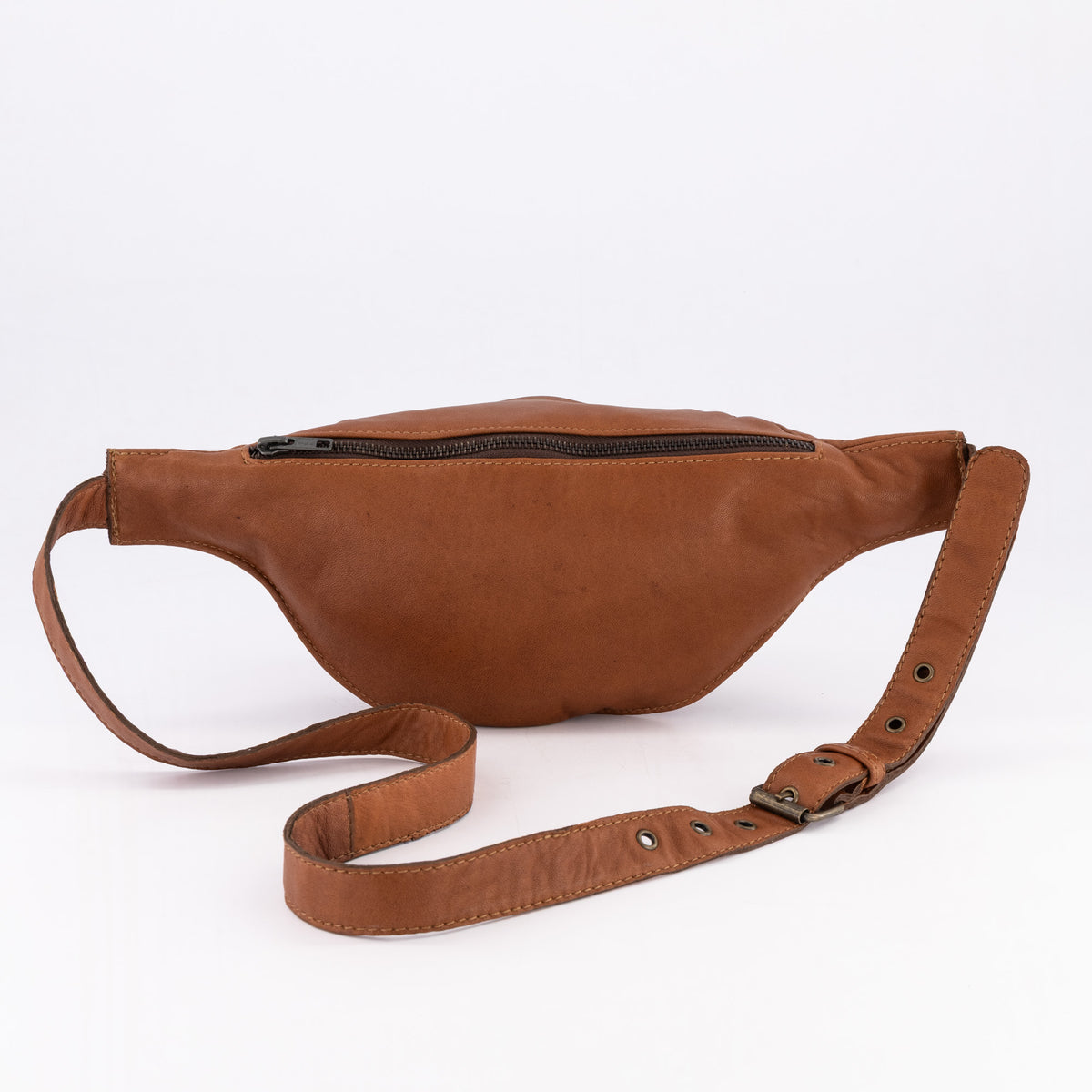 Leather Moon Bag