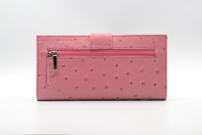 Ladies Ostrich Tab Purse
