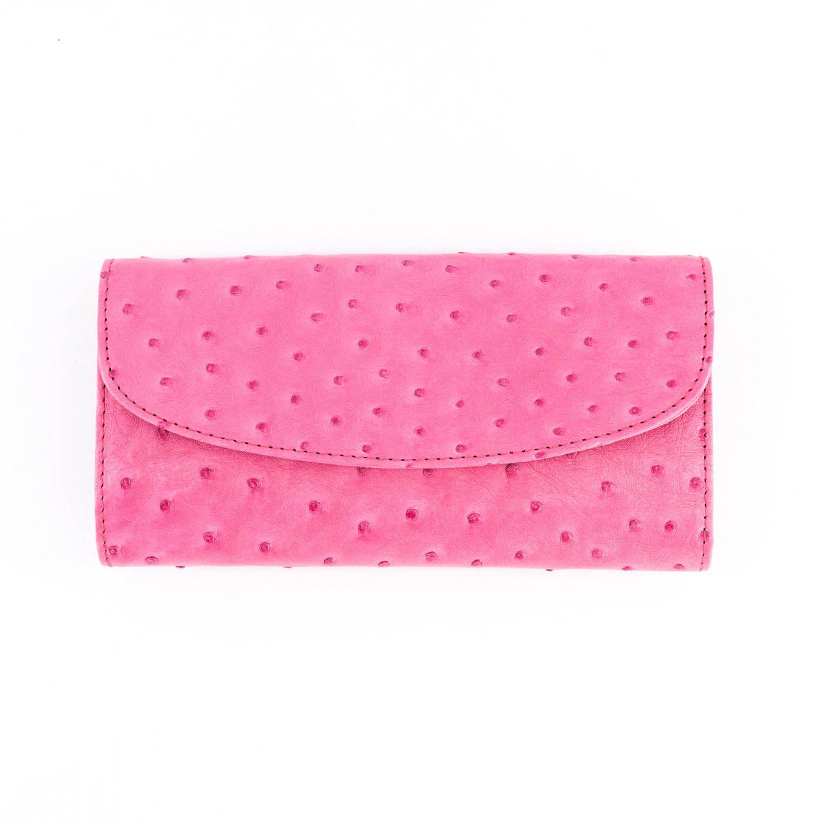 Oval Ostrich Purse