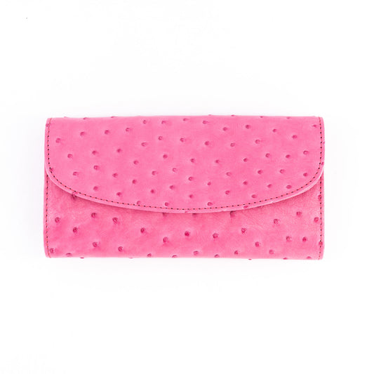 Oval Ostrich Purse
