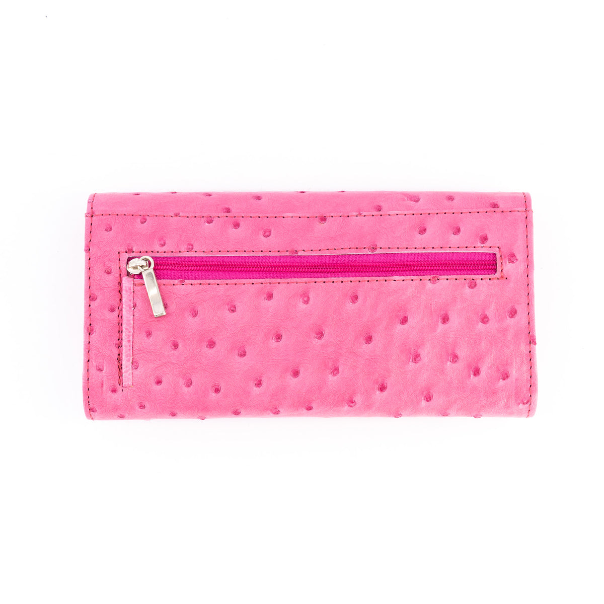 Oval Ostrich Purse