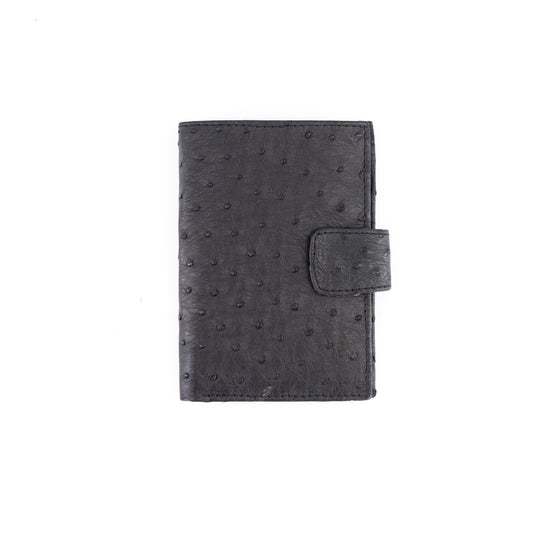 Slim Tab Ostrich purse