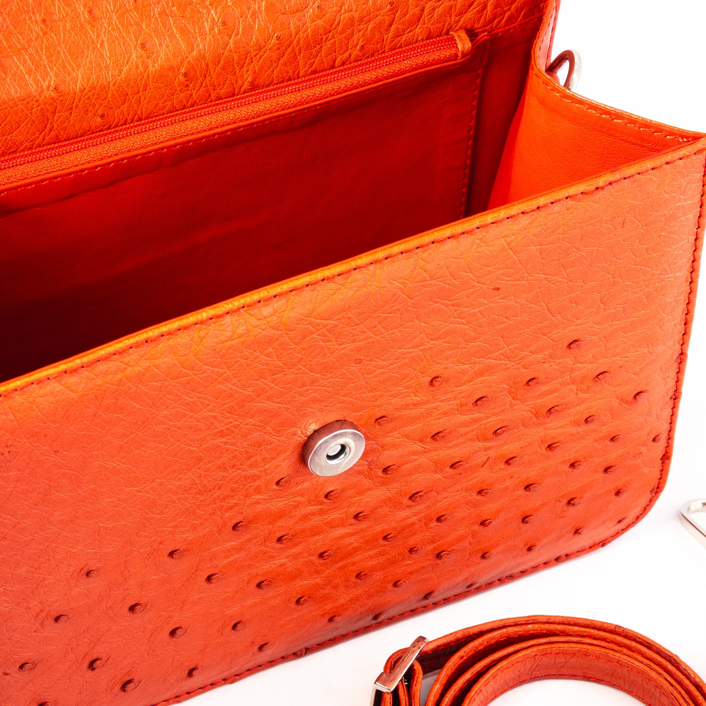 Leona Ostrich Bag