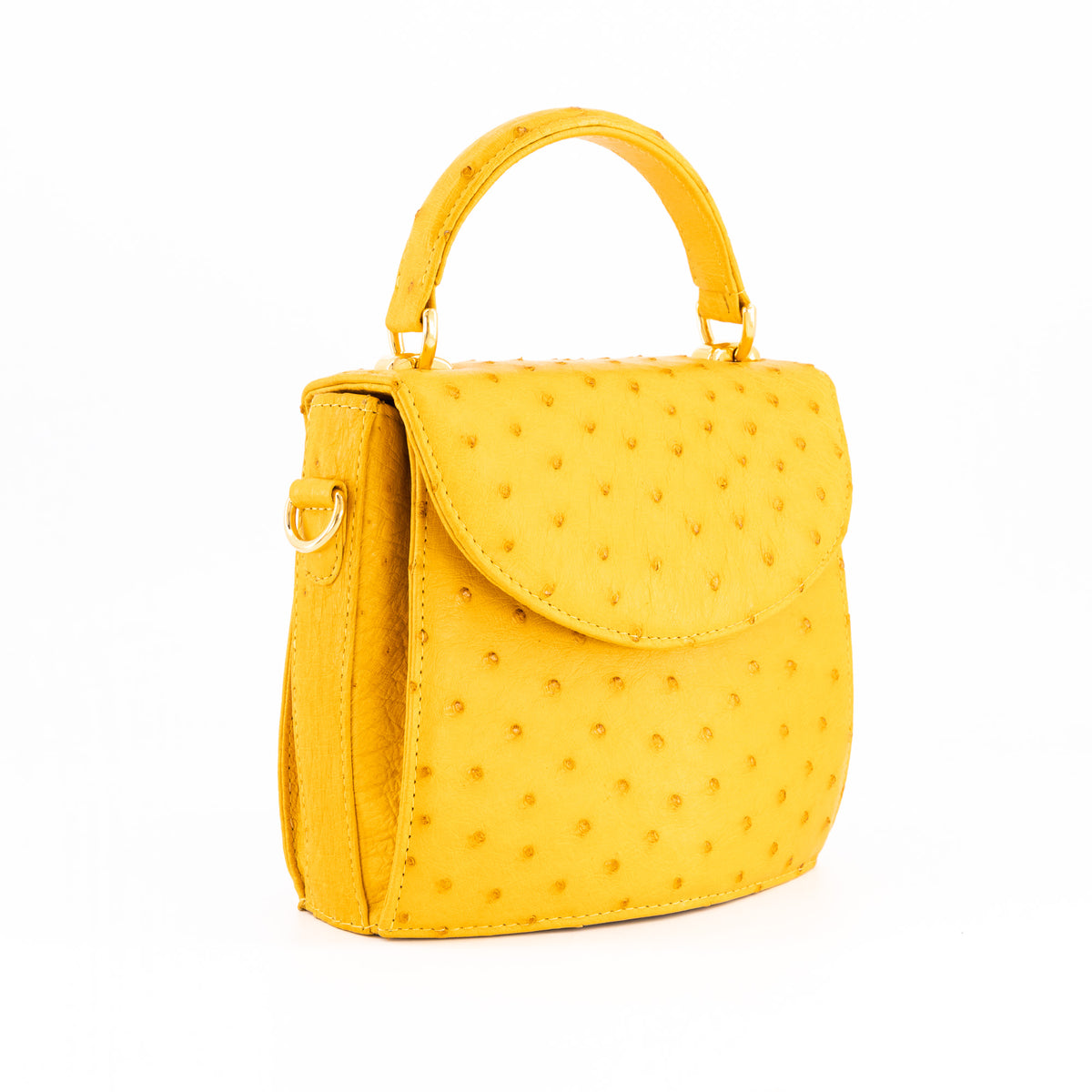 Victoria Ostrich Handbag