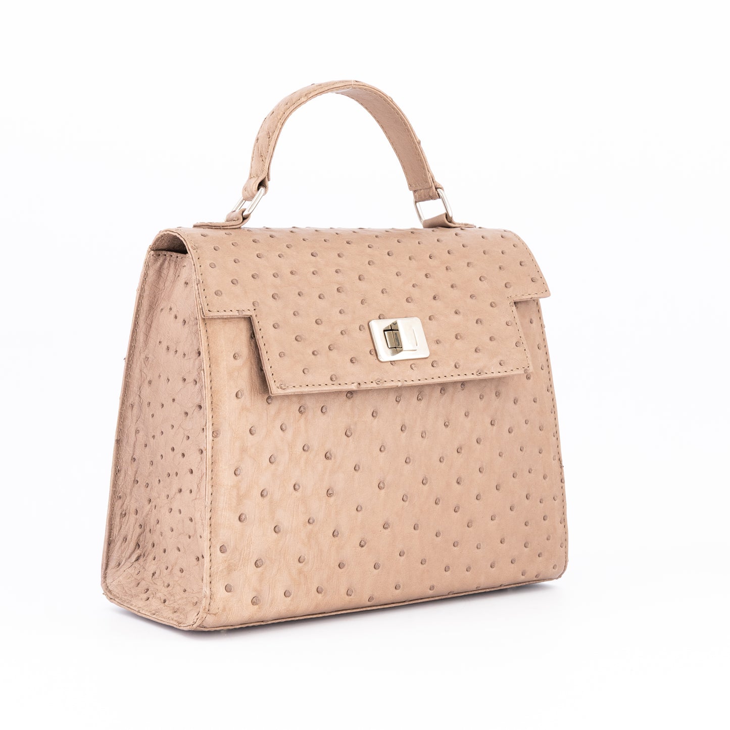 Medium Kelly Ostrich bag