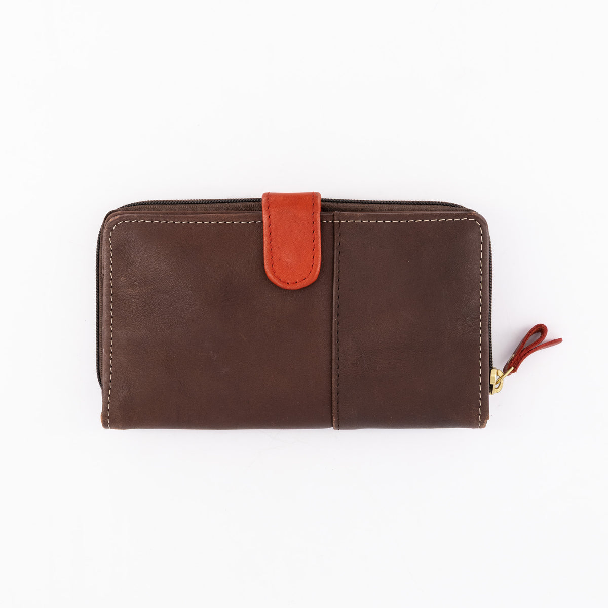 Classic Zip-Around Leather Purse