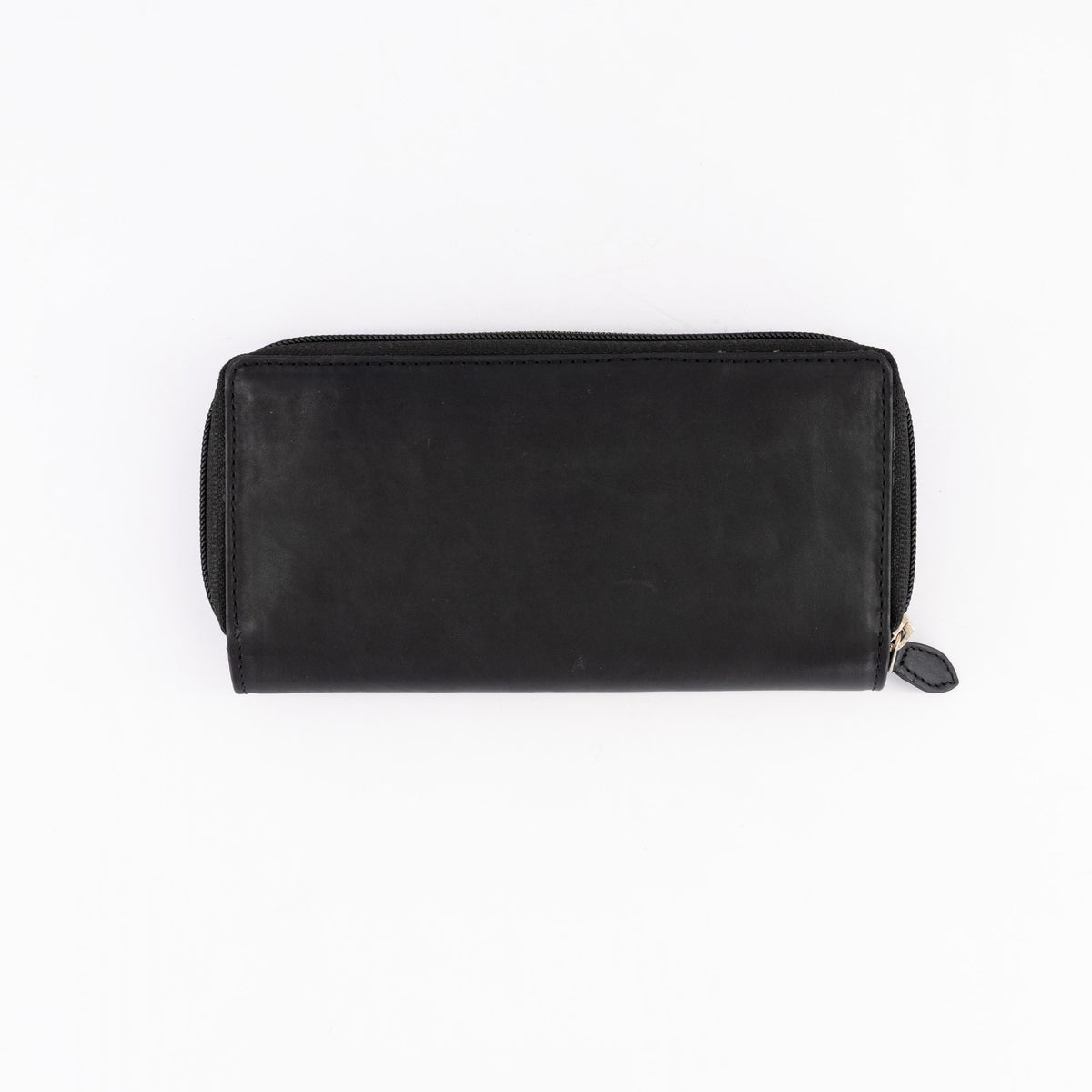 Zip-Around Leather Wallet