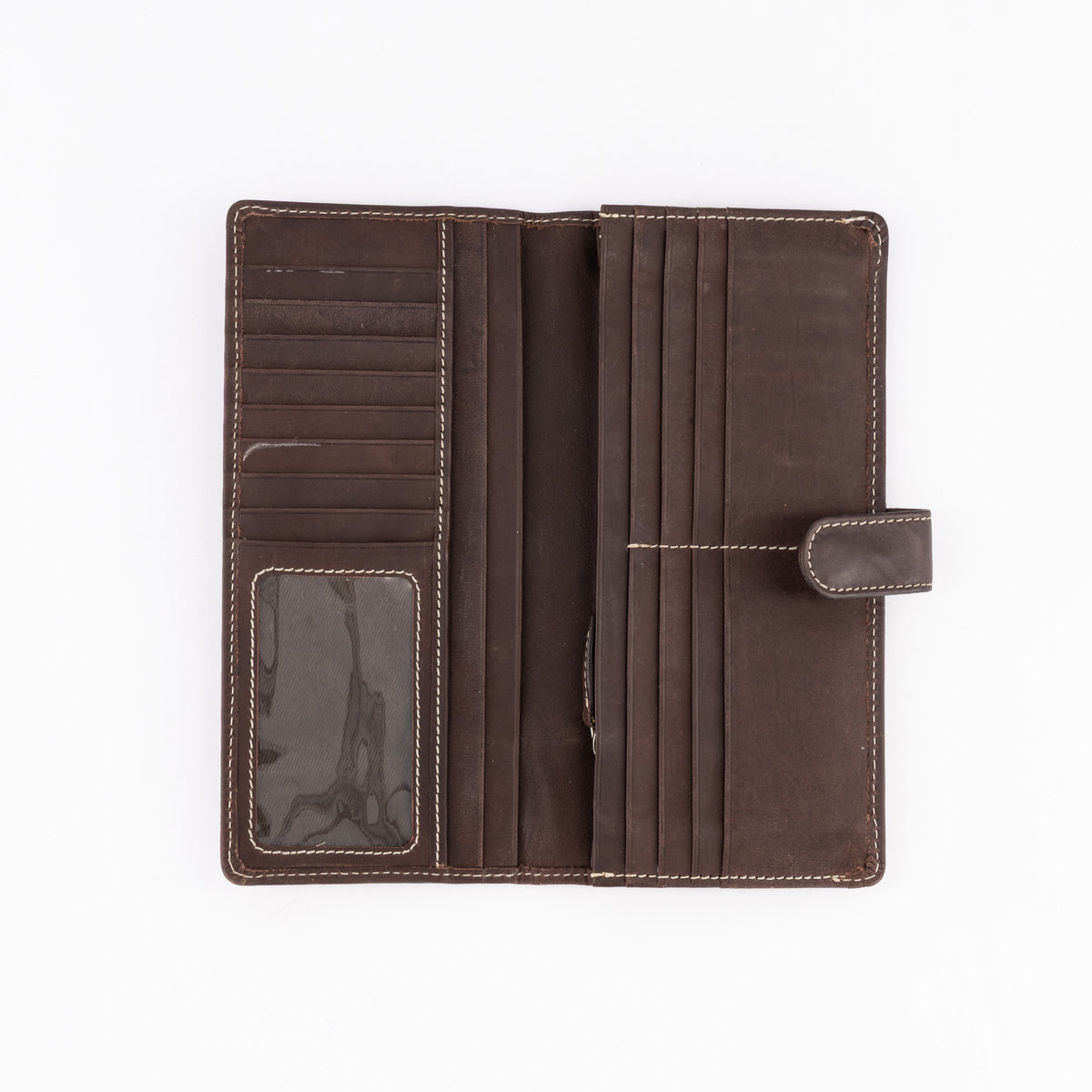 Slim Tab Leather Purse