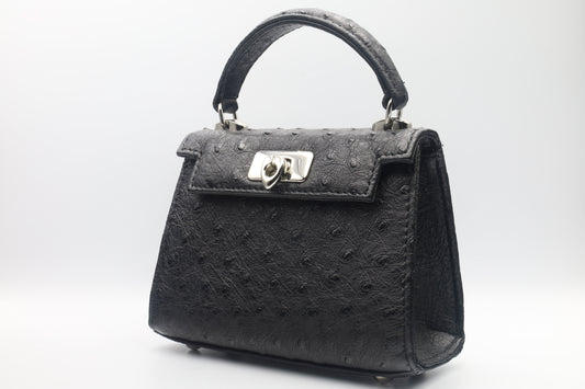 Ostrich Midi K Bag