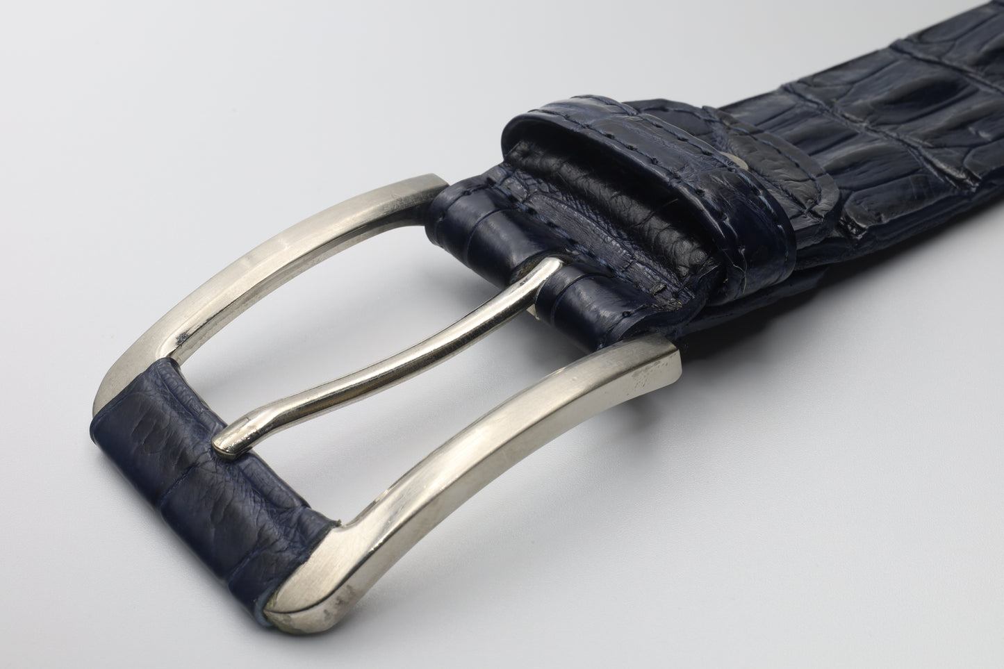 Mens Hornback Crocodile Belt