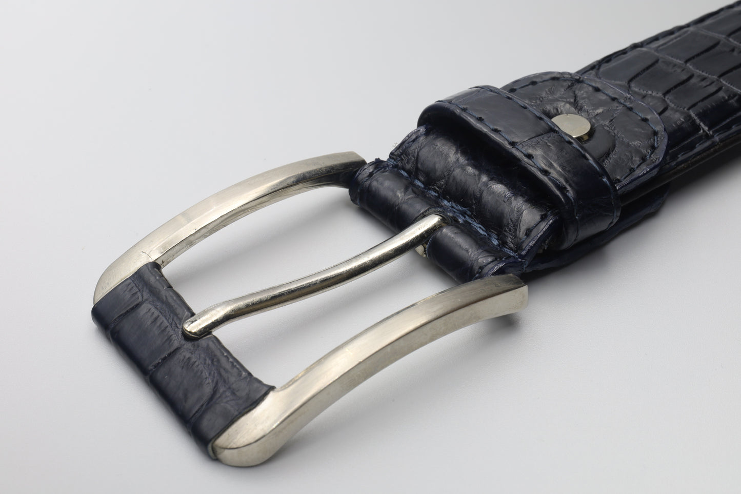 Mens Croc Belly Belt