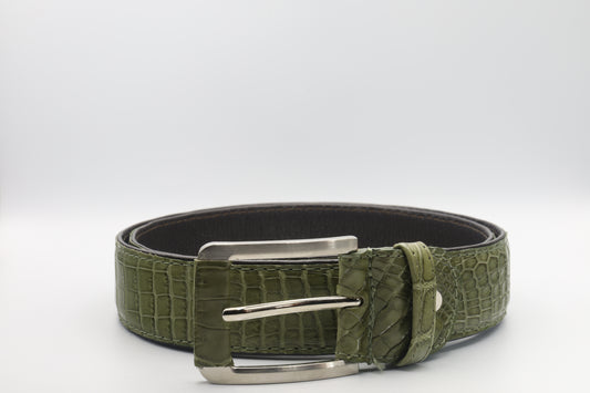 Mens Croc Belly Belt