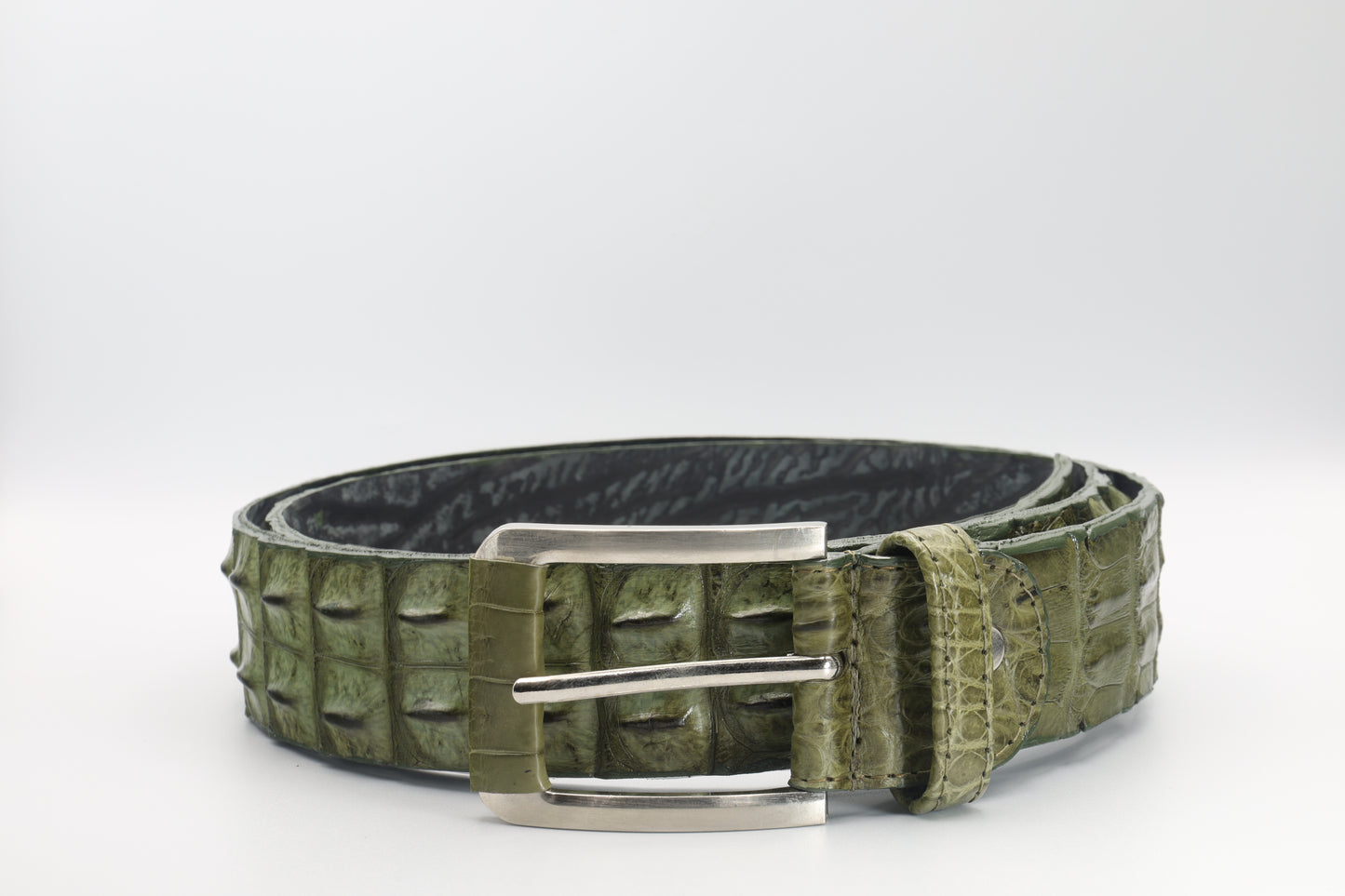 Mens Hornback Crocodile Belt