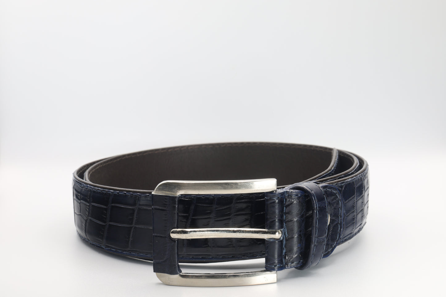 Mens Croc Belly Belt