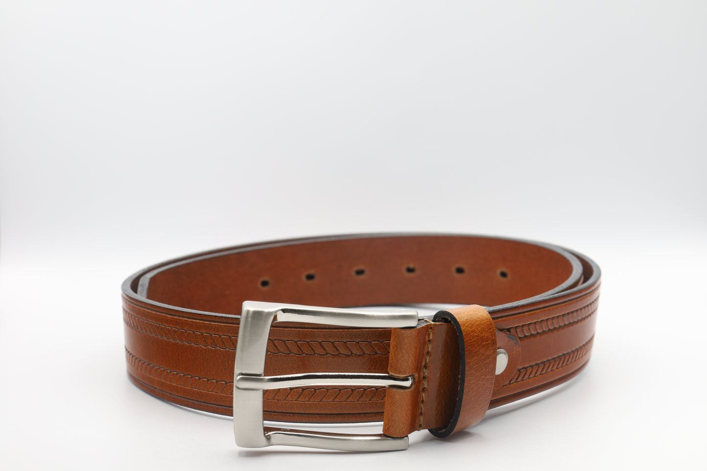 Mens Double Mould Leather Belt