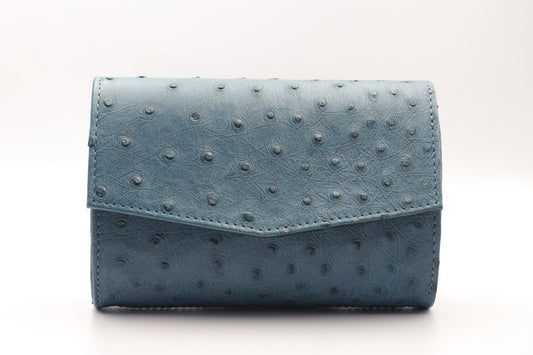 Ostrich Sling Clutch Bag